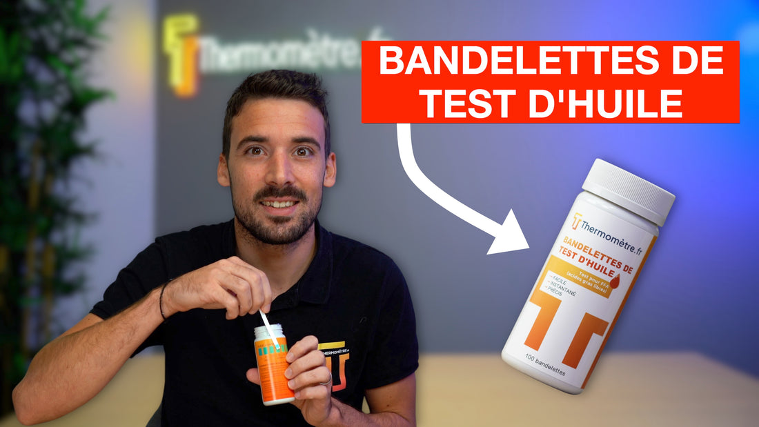 Vérifier la qualité de votre huile avec nos bandelettes de test d'huile