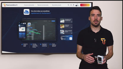 Termometro di registrazione WiFi wireless con sensore interno